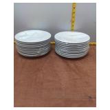 Lubiana Poland White Ceramic Dinner Plate Lot - Ap