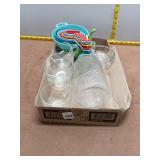 Mixed Kitchen Essentials Lot - Glassware & Colorfu