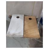 Set of 2 Wooden Cornhole Boards - DIY Project