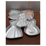 Wilton & More Character Cake Pans Lot - Bunny