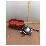 Miniature Radio Flyer Wagon with Dick's Youth Base