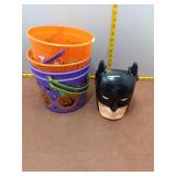 Halloween Trick-or-Treat Bucket Lot - Batman & Fes