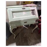 Vintage Shabby Chic Style Slant-Top Secretary Desk