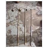 Set of 3 Long-Handle Candle Lighters and Snuffers