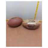 Pair of Wilson NFL Footballs - Official & Junior