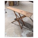 Vintage Primitive Folding Wooden Ironing Board