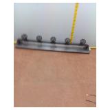 Industrial Pipe & Valve Wall-Mounted Coat Rack
