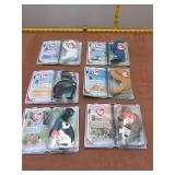 Lot of 6 McDonald's Ty Teenie Beanie Babies - Chil
