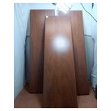Set of 3 Dark Cherry Finish Furniture Panels / Cab