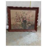 Vintage Impressionist Style Floral Still Life in L
