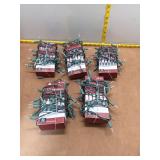 Lot of 5 Boxes 35 Count Clear Christmas Lights