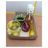 Eclectic Decor Lot: FTD Portugal Vase, USA