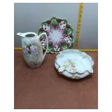 Elegant AEuropean Porcelain Trio - Silesia, Austri