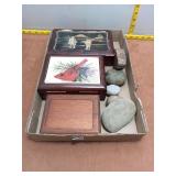Vintage Decorative Box & Natural Stone Collection