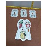 Arnart Japan Floral Switch Covers & Fruit