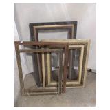 Lot of 4 Assorted Ornate and Wood Picture