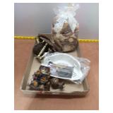 Eclectic Home Decor Lot - Sunflower Hooks, Beaded