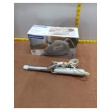 Durabrand Steam Iron and Conair Curling Iron