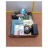 Vintage & Modern Mixed Lot: Office Supplies, Books