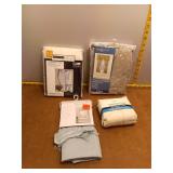 Lot of 4 Window Treatments & Bedding: Mainstays, D