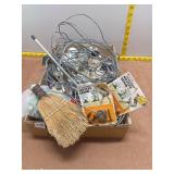 Bulk Hardware & Plumbing Lot: Tools, Planter Hooks