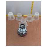 Glass Lamp Shade Replacement Lot