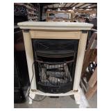 Charmglow Decorative Electric Fireplace with White