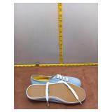 Classic Keds Light Blue Canvas Lace-Up Sneakers