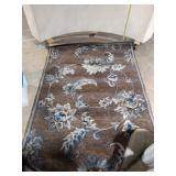 Floral Area Rug - Brown/Blue