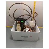 Christmas Decor Lot w/ Wooden Ship Kit