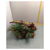 Rustic Wood Toolbox Christmas Arrangement