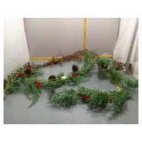 Christmas Garland Set w/ Berries & Pinecones