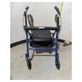 Drive Medical Rollator Walker - Blue