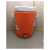 Rubbermaid 5-Gal Orange Water Jug Cooler