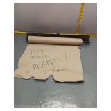 Vintage Paper Roll Dispenser w/ Roll & Wall...