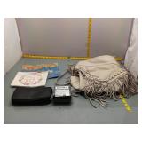 Fringe Hobo Bag & Accessories Lot