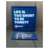 Pepsi Lighted Advertising Signs