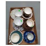Vintage Teacup & Saucer Sets - Lot of 6