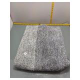 Gray Ombre Shag Area Rug - Folded