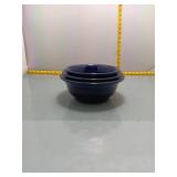 Fiesta Cobalt Blue Nesting Bowls Set of 3