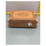 Marquetry Inlay Wooden Jewelry Box