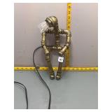 Steampunk Pipe Man Robot Desk Lamp