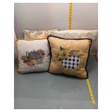 Fall Harvest Decorative Throw Pillows