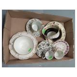Vintage Floral Porcelain Tea Cup & Saucer Sets