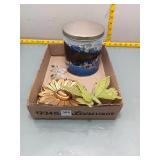 Decorative Florals, Butterfly & Tin