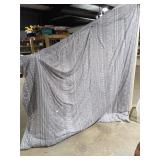 Gray Patterned Comforter - King/Queen Size