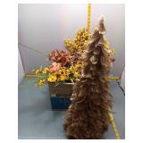 Feather Tree & Artificial Floral Stems