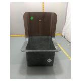 Galvanized Metal Wall-Mount Feed/Water Bin