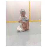Native American Woman w/ Baby Figurine