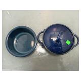 Blue Ceramic Cookware Set - 3 Pieces